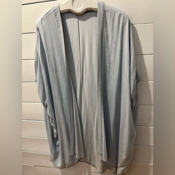 Draped Pale Blue Jacket – Azure Skies – S/M - Picture 4 of 11